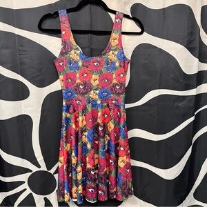 BlackMilk Floral Skater Dress XS
